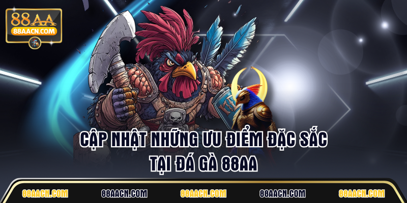 Cập nhật những ưu điểm đặc sắc tại đá gà 88AA